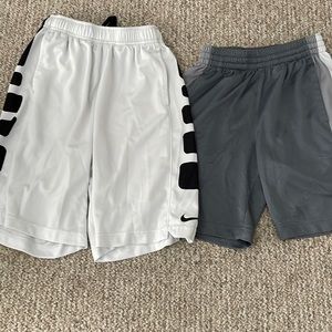 2 pairs of nike elite basketball shorts